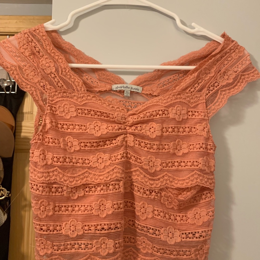 Lace crop top